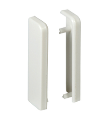 Endstück links 15/58 - Weiss 9003