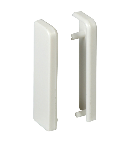 Endstück links 15/58 - Weiss 9003