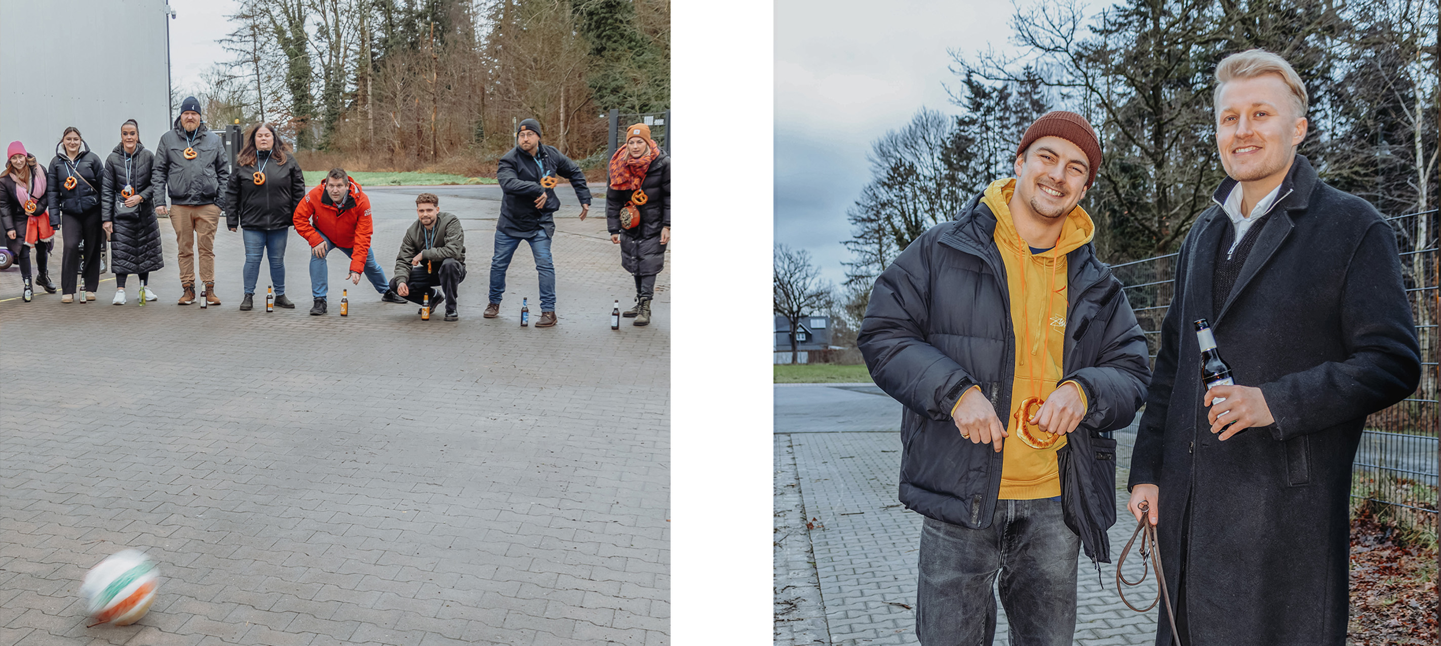 Gruppe während der Kohlfahrt 2025 in Bokel