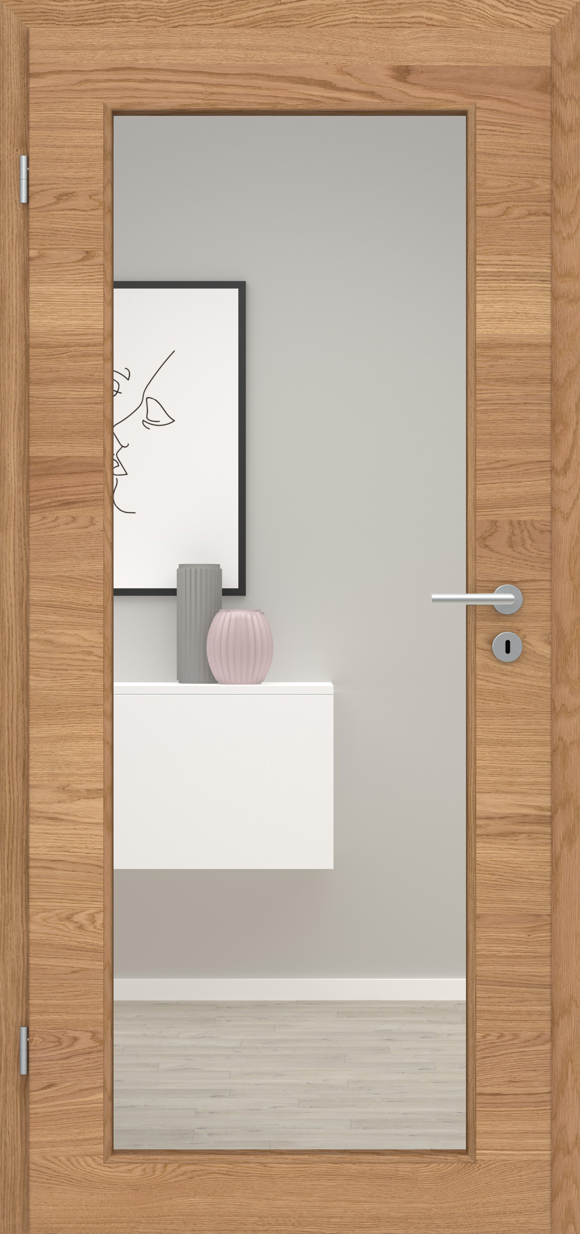 Furnier Plankeneiche Natur quer LA XL Furnier Plankeneiche Natur quer LA XL
