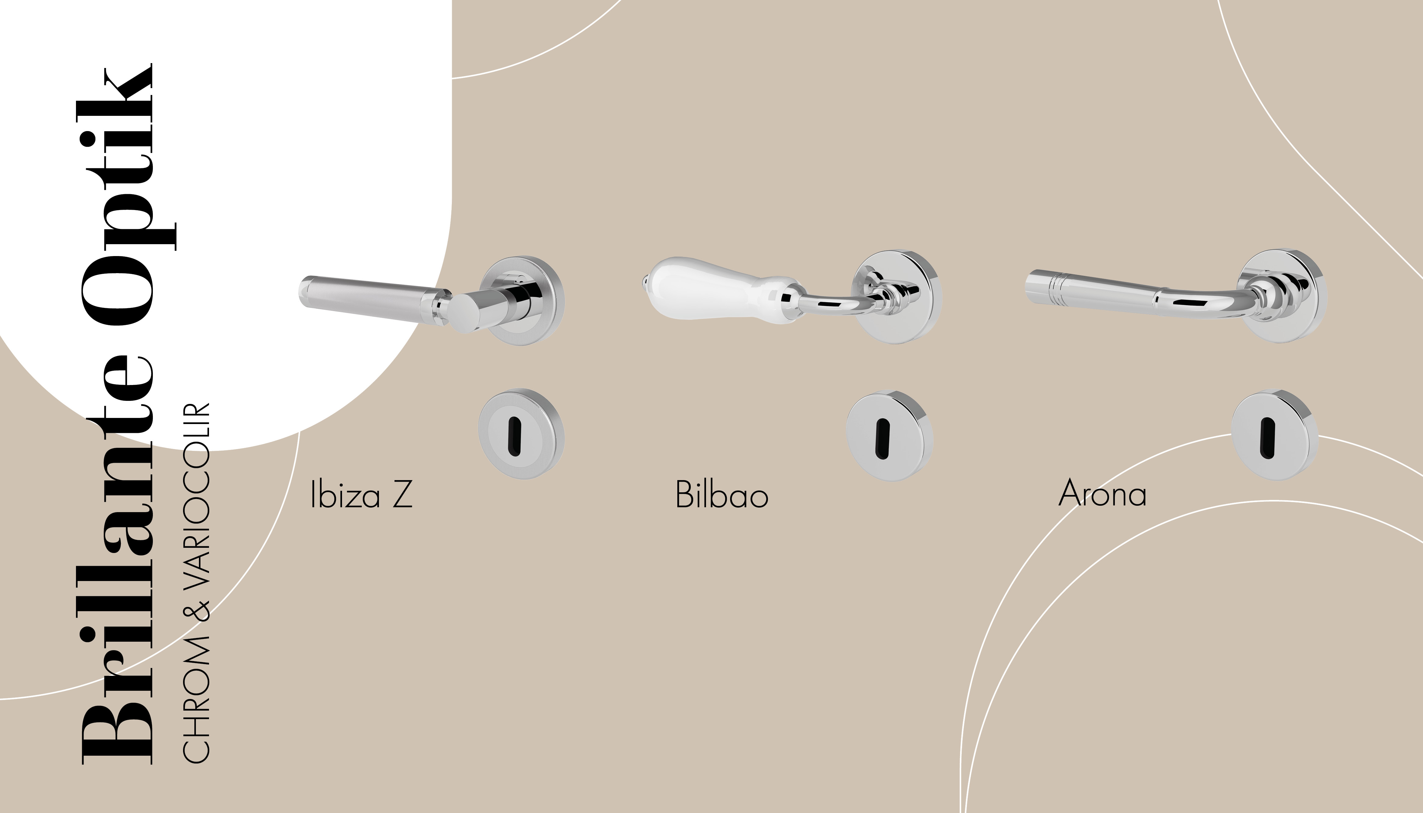 Türgriffe in Chrom und Variocolor