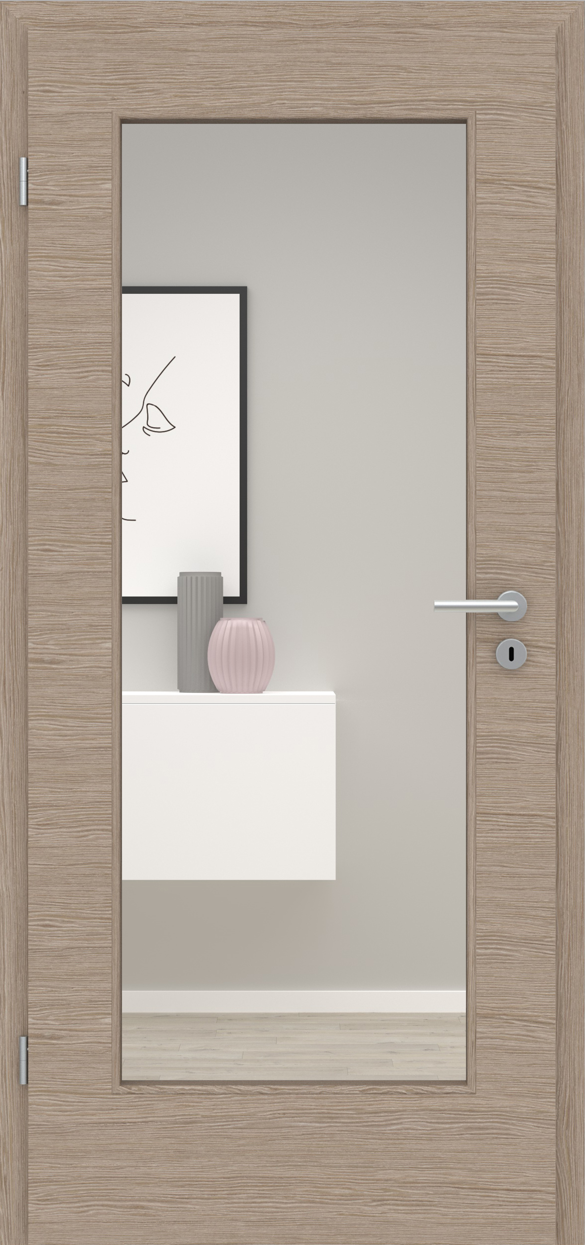 Furnier Fineline Beige quer LA 001 Furnier Fineline Beige quer LA 001