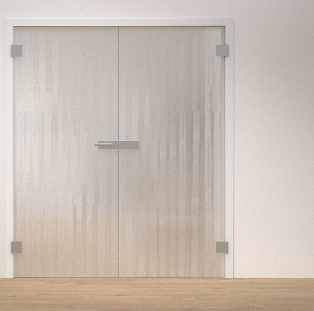 Glas Chinchilla Doppeltür