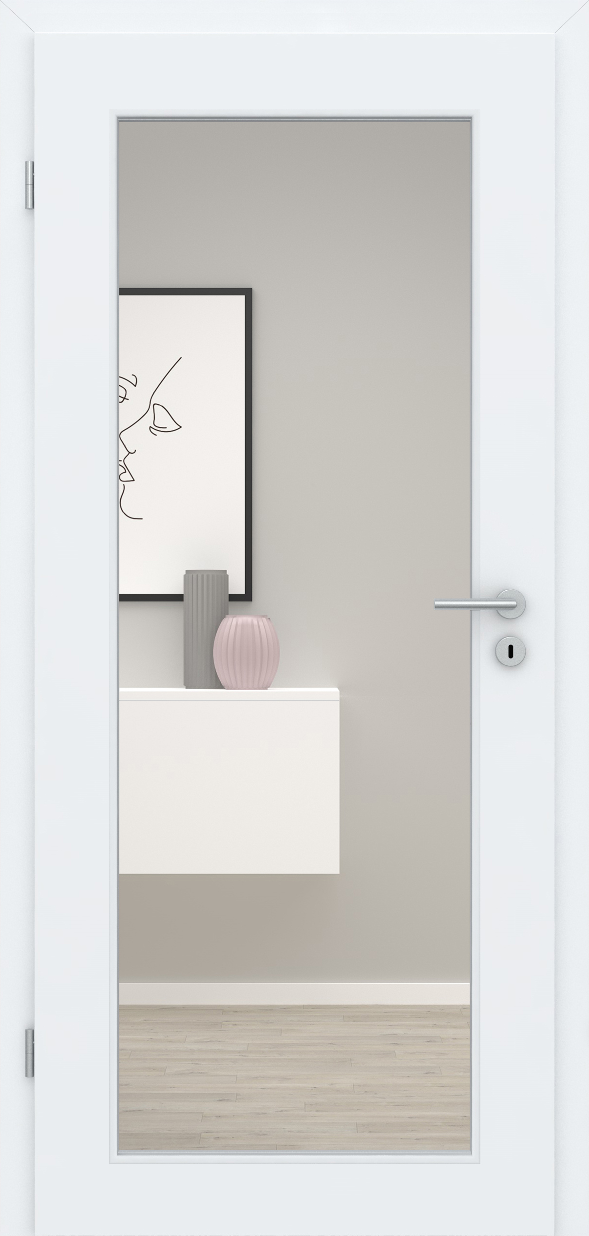 Glatte Tür Weißlack 3.0 LA XL Glatte Tür Weißlack 3.0 LA XL